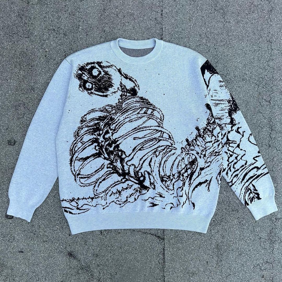 Narastreet – Skeleton Eclipse Sweater
