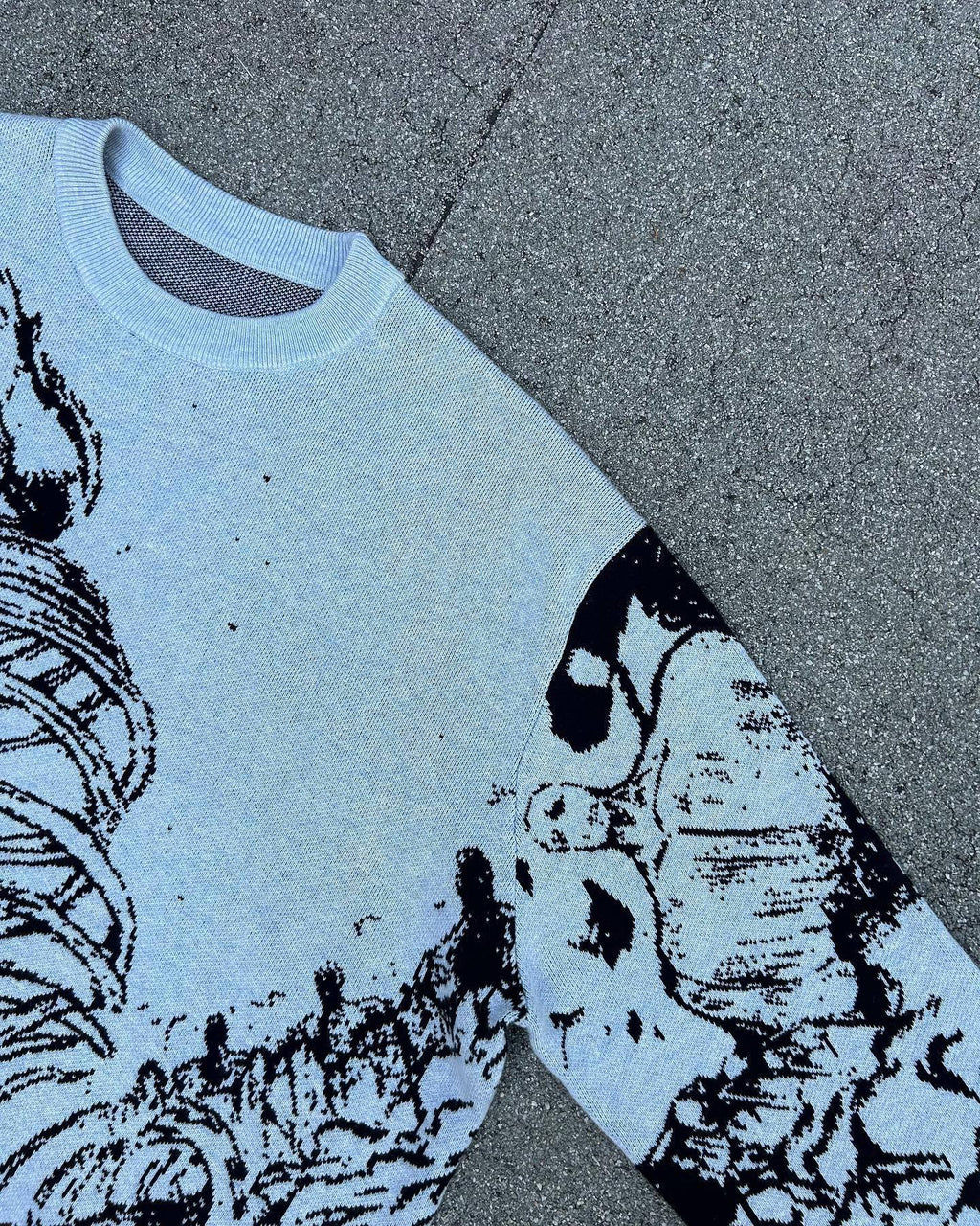 Narastreet – Skeleton Eclipse Sweater