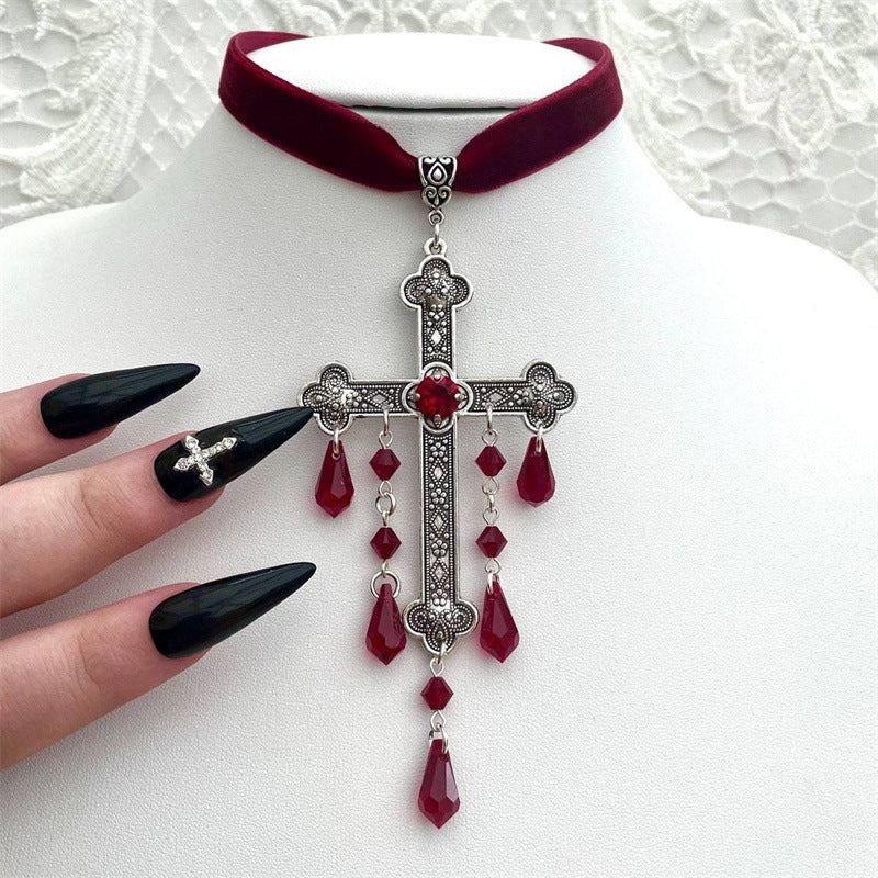 Narastreet – Wife Dracula Cross Choker